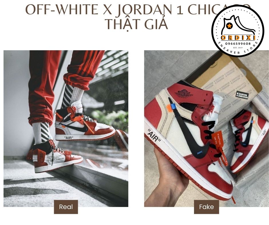 Jordan off white chicago real vs fake best sale